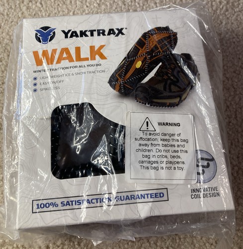 New yaktrax walker traction - new,