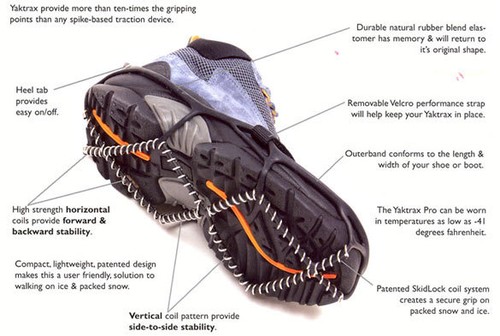 Yaktrax pro snow ice walking - yaktrax,